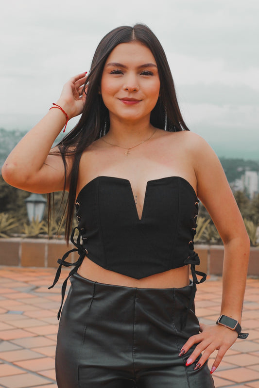 Crop Top Ajustable